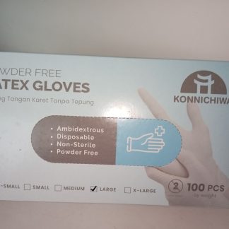 Latex Gloves ukuran S,M,L (per Pcs)