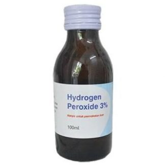 H2O2 Hydrogen Peroxide 3% OneMed 100ml (per Botol)