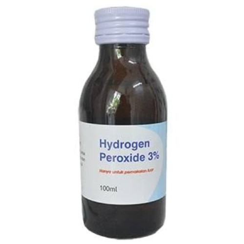 H2O2 Hydrogen Peroxide 3% OneMed 100ml (per Botol)