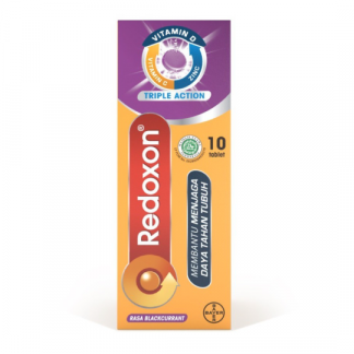 Redoxon Zinc Eff Blackcurant (isi 10 Tablet) (per Tube)