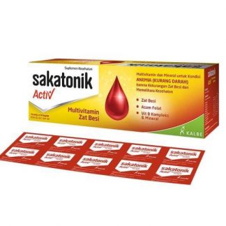 Sakatonik Activ Kaplet (1 Strip Isi 10 Tablet) (per Tablet)