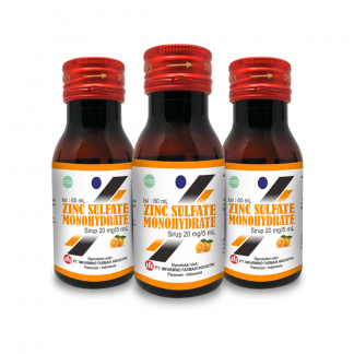 Zinc Sulfate Sirup 20mg 60ml (per Botol)