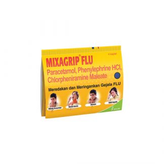 Mixagrip Flu 4 Kaplet (per Strip)