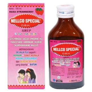 Obh Nellco Special Anak Straw Sirup 55ml (per Botol)