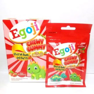 Egoji Chewy Gummy Straw Sach (per Sachet)
