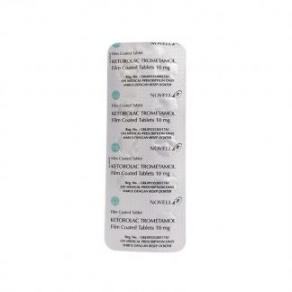 Ketorolac Novell 10mg Tablet (per Strip)