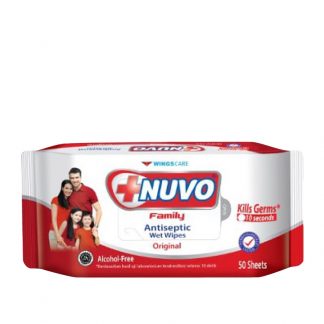 Nuvo Wipes 50 / Tisu Basah Nuvo Antiseptic isi 50 (per pack)