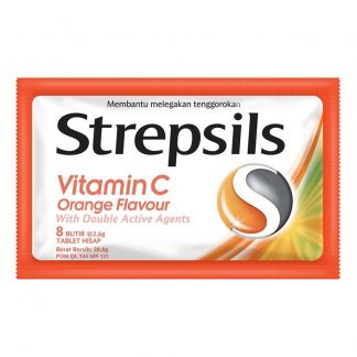 Strepsils Vitamin C Orange (per Sachet)