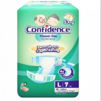 Confidence Classic Day Popok Perekat Dewasa Ukuran L 7 Pcs (per Pack)