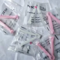 Umblical kord klem clamps nylon / penjepit jepit tali pusar bayi nesco (per pcs)