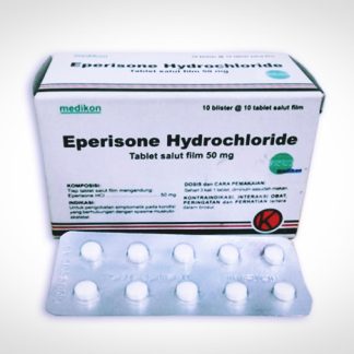 Eperisone 50 mg (per Strip)