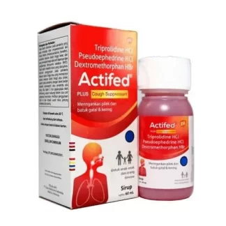 Actifed Plus Cough Supressant Sirup 60 ml